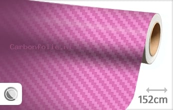 Roze 3D carbonfolie